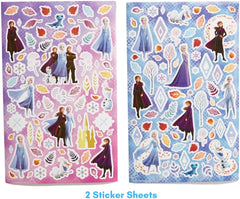 Disney Frozen Princess Elsa and Anna Lap Desk Activity Set for Kids with ABC 123 Practice Pad and Stickers