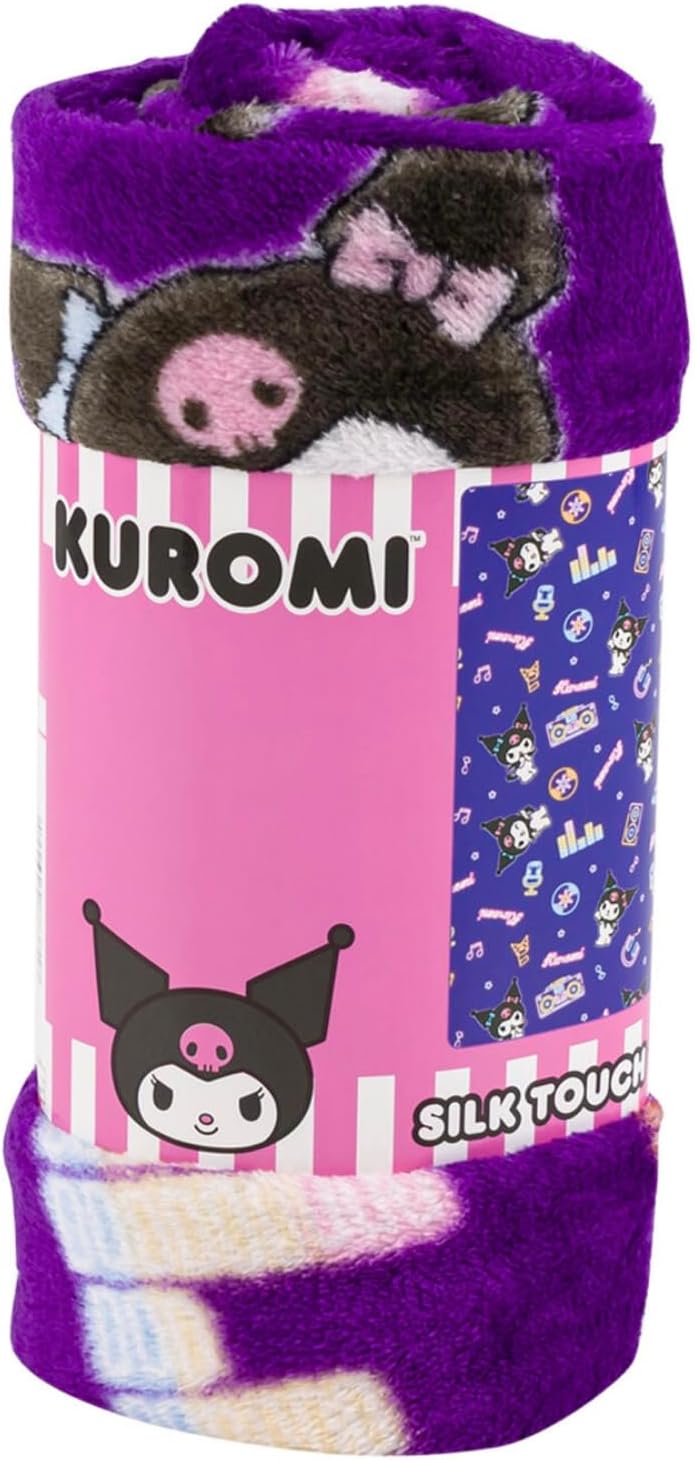 Kuromi & Friends Soft Silky Fleece Throw 40