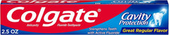 Colgate Cavity Protection Toothpaste with Fluoride - 2.5 ounce - 2 Pack