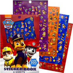Paw Patrol Sticker Book Over 300+ - Perfect for Gifts, Party Favor, Goodies, Reward, Scrapbooking, Stocking Stuffer, Children Craft, Classroom, School for Kids Girls, Boys, Toddlers